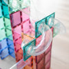 CONNETIX - Pastel Ball Run Pack knikkerbaan Uitbreiding 80 stuks - magnetisch constructiespeelgoed