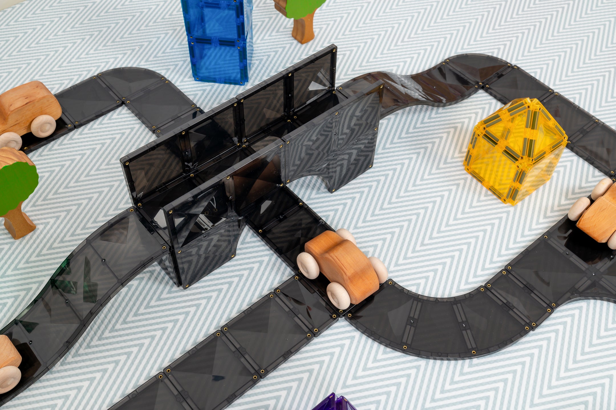 CONNETIX - Creative Roads Pack 48 stuks - magnetisch constructiespeelgoed