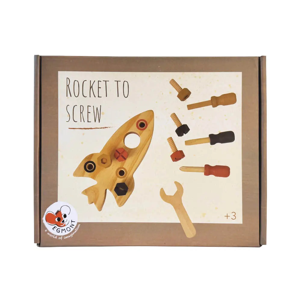 Egmont Toys - Houten raket om in elkaar te zetten