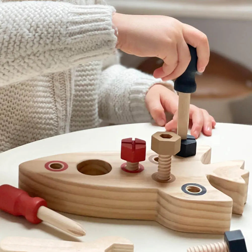 Egmont Toys - Houten raket om in elkaar te zetten