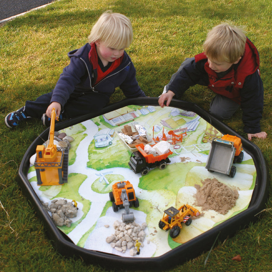 Tuff Tray - 100cm Bouwplaats Speelmat