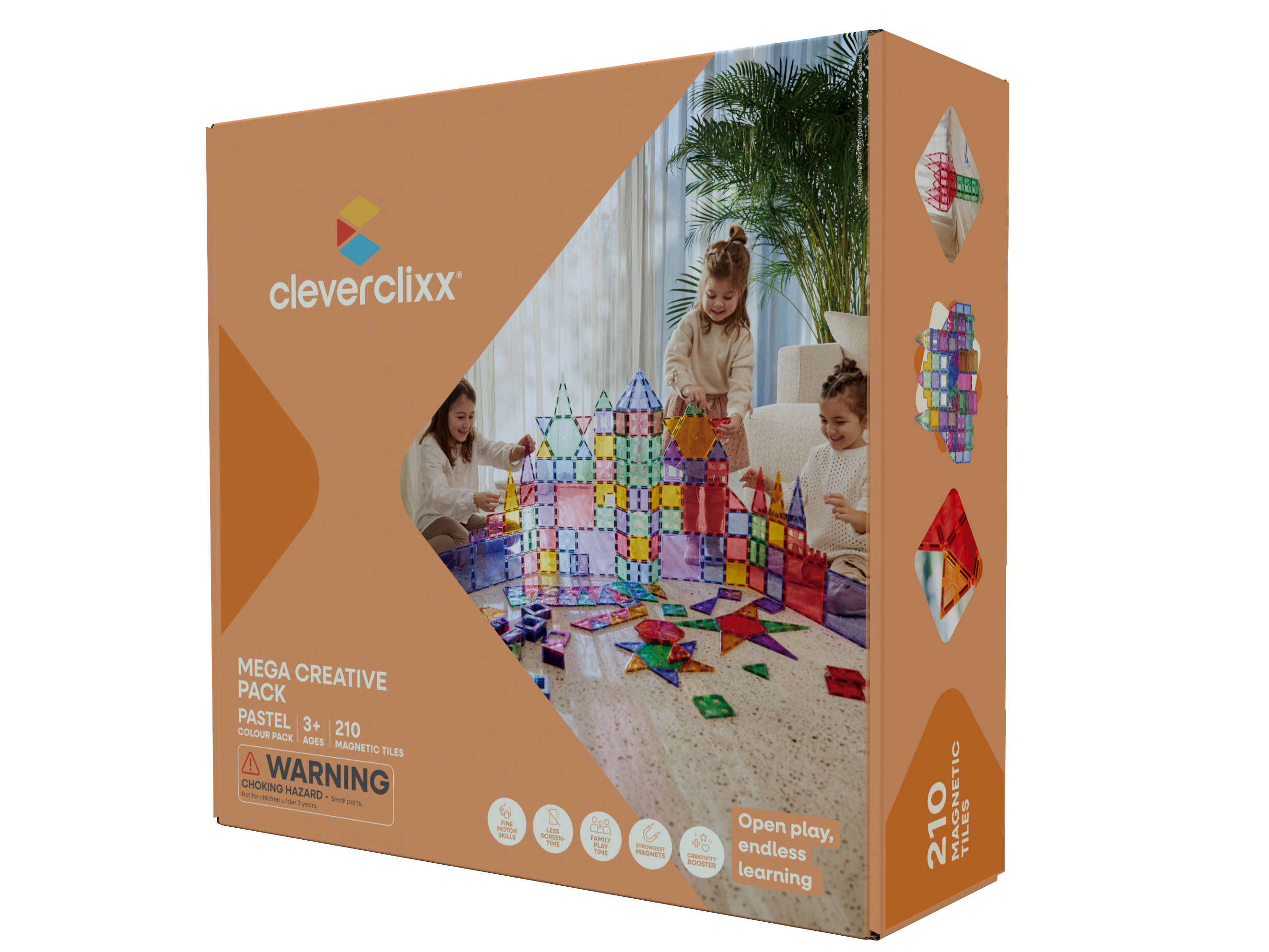 Cleverclixx - Cleverclixx - Mega Creative Pack Pastel 210 Stuks