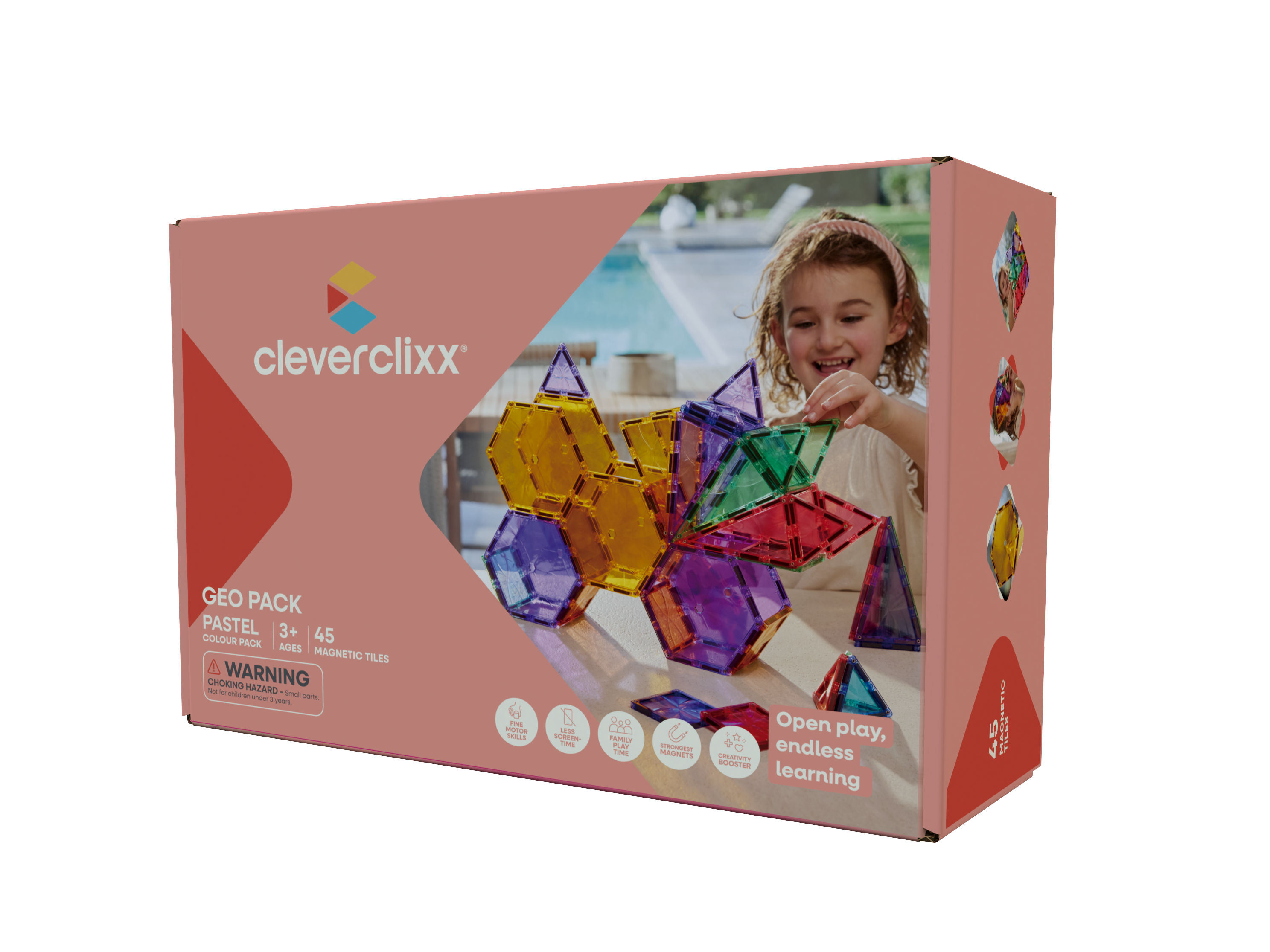 Cleverclixx - Cleverclixx - Geo Pack Pastel 45 Stuks