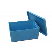 Wissner - Speelbak (hoog) met deksel voor sensorisch spel - blauw