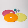 Grimm's x Stapelstein® Rolling Discs Warm Pastel