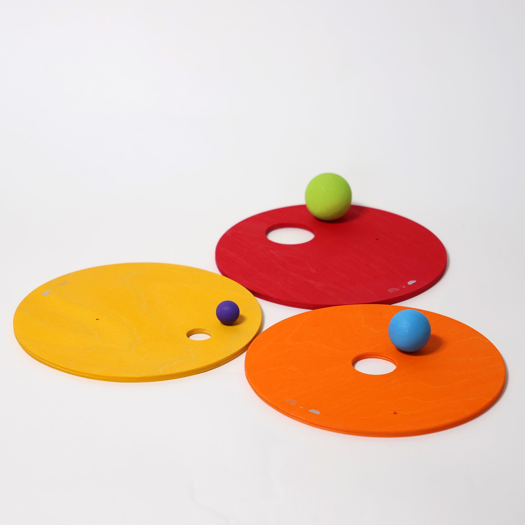 Grimm's x Stapelstein® Rolling Discs Warm Classic