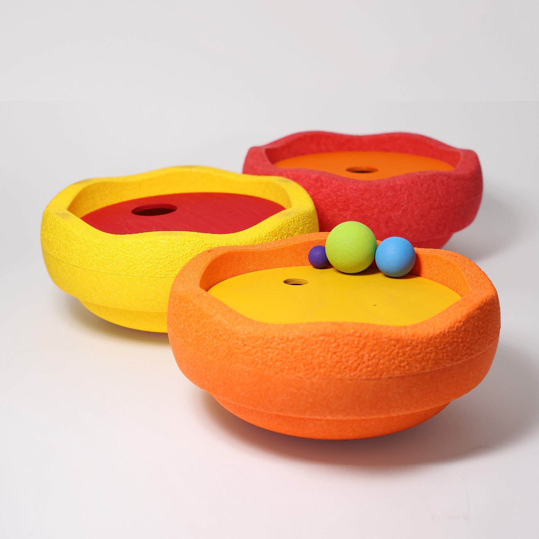 Grimm's x Stapelstein® Rolling Discs Warm Classic