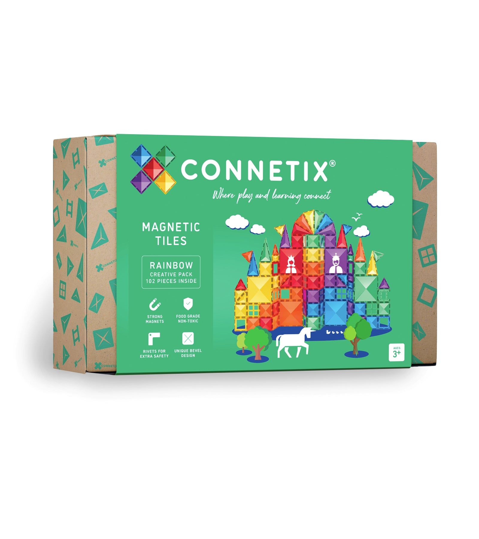 CONNETIX - Creative Pack 102 stuks - magnetisch constructiespeelgoed