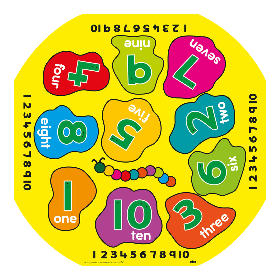 Tuff Tray - 100cm Cijfers Speelmat