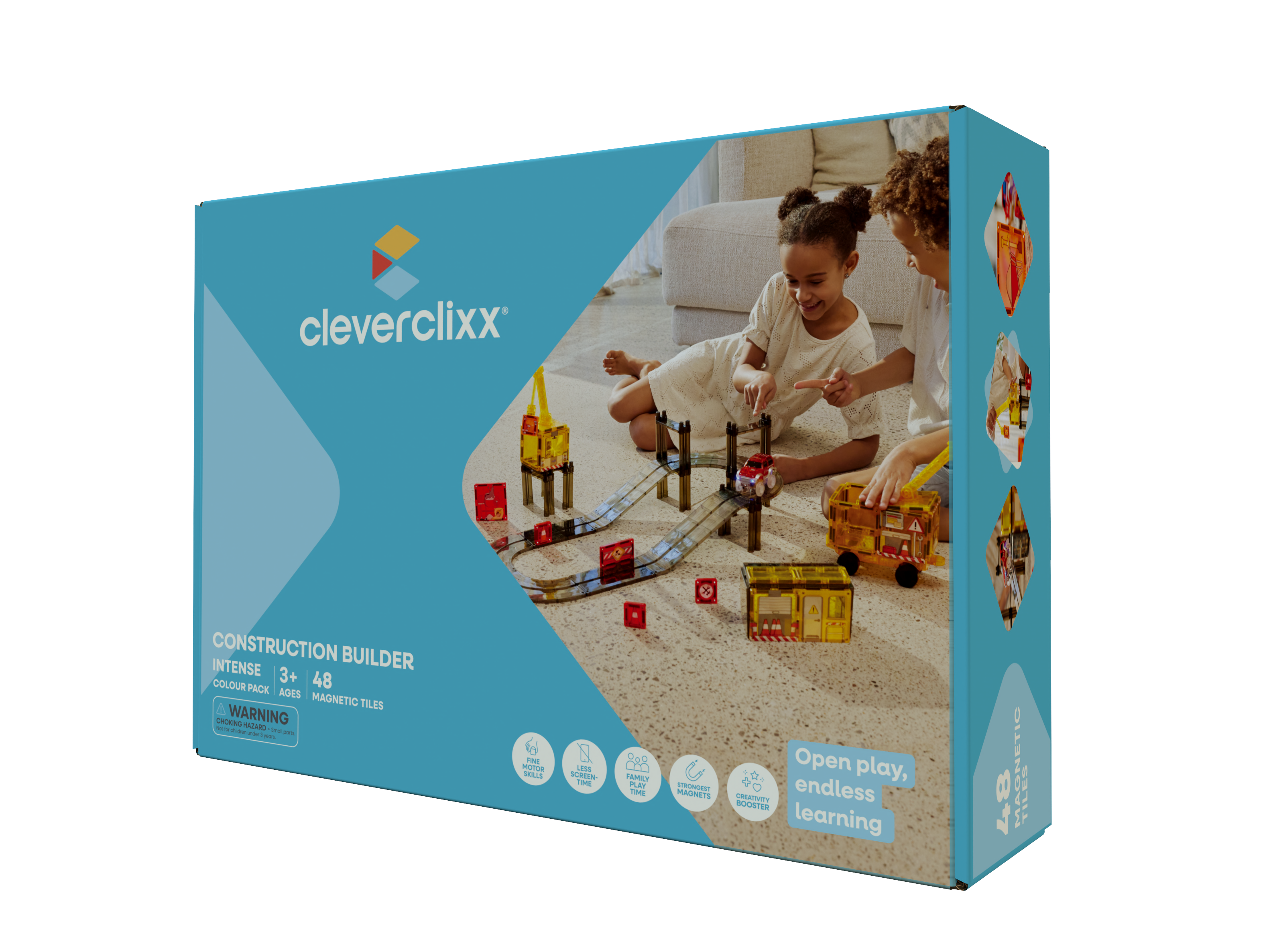 Cleverclixx - Cleverclixx - Constructie Builder Pack Intense 48 Stuks