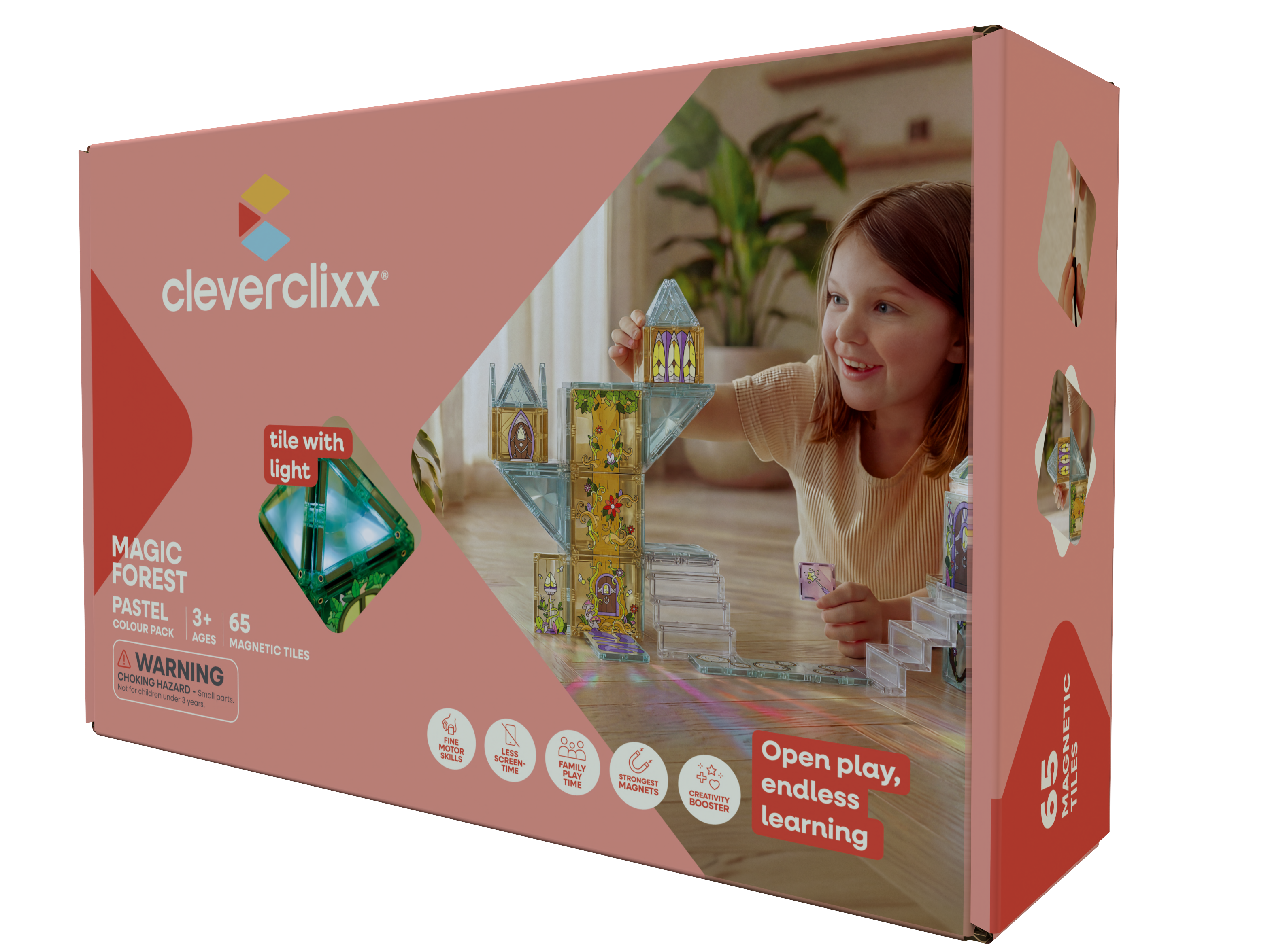 Cleverclixx - Cleverclixx - Magisch Bos Pack Pastel 65 Stuks