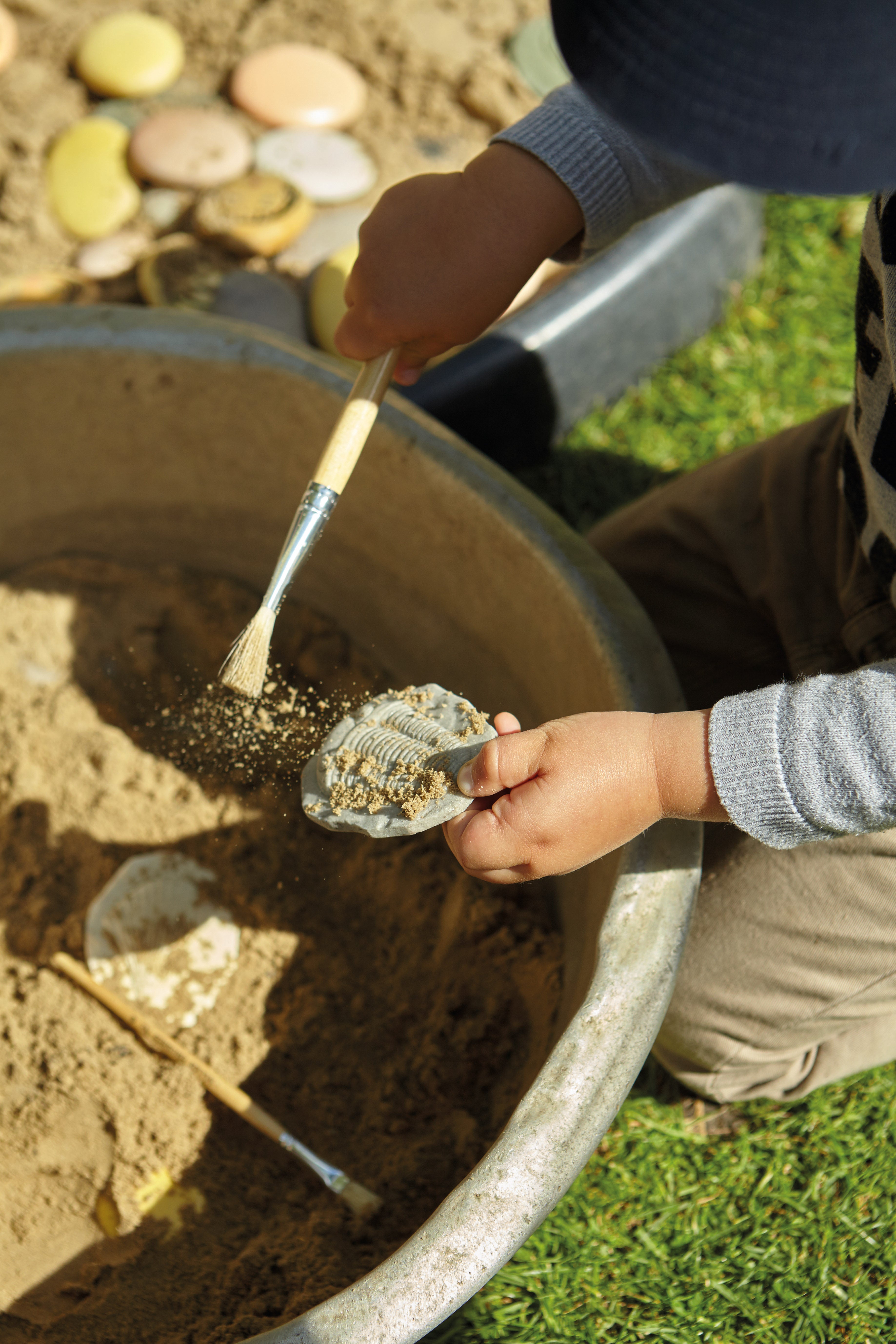 Yellow Door Stempel Stenen dubbelzijdig (8 stuks) - Fossielen