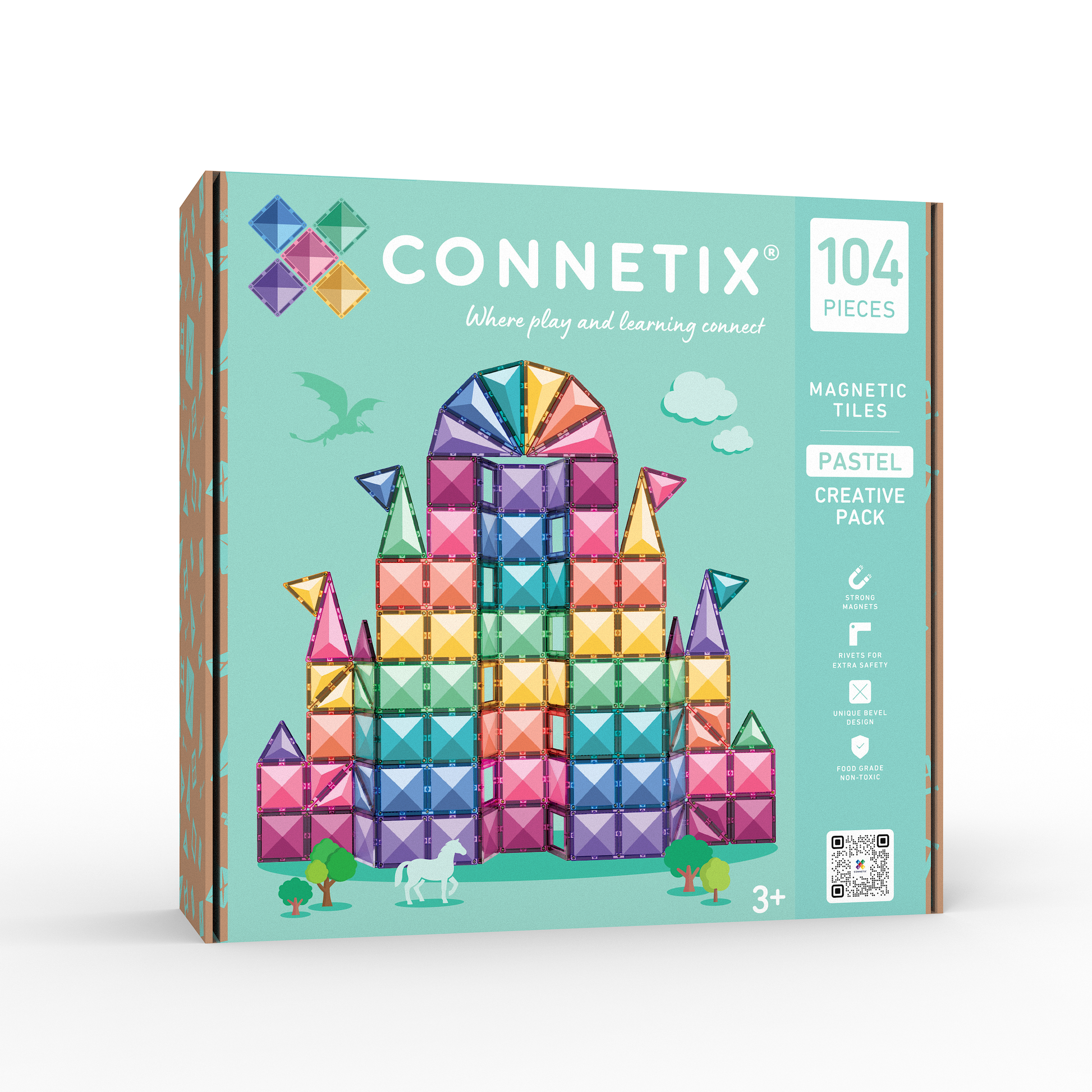 CONNETIX - Pastel Creatief set 104 stuks