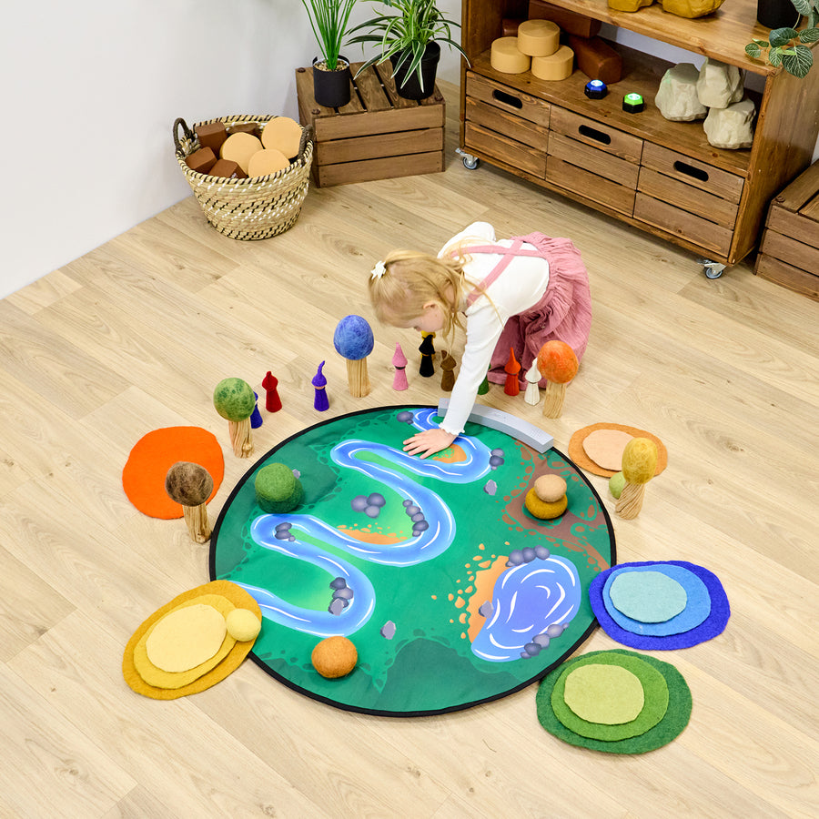 Interactieve Geluidsspeelmat Bos - 80 centimeter diameter