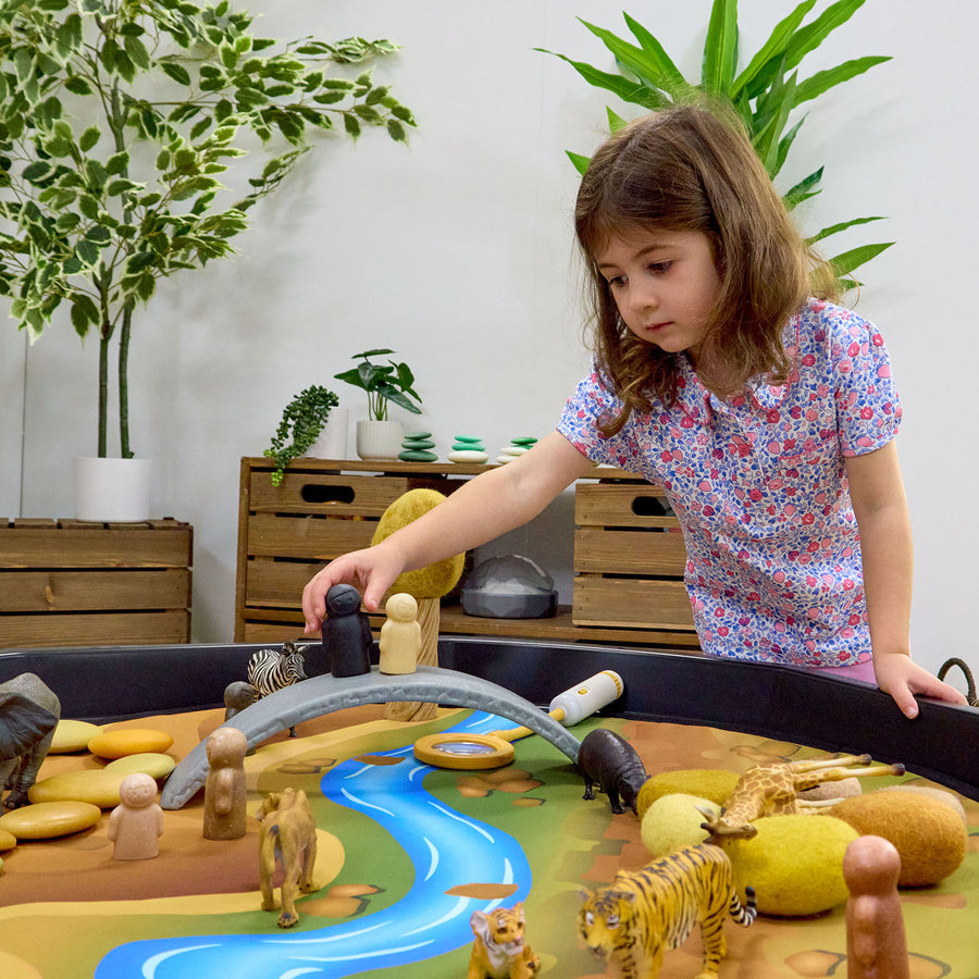 Interactieve Geluidsspeelmat Safari - 80 centimeter diameter