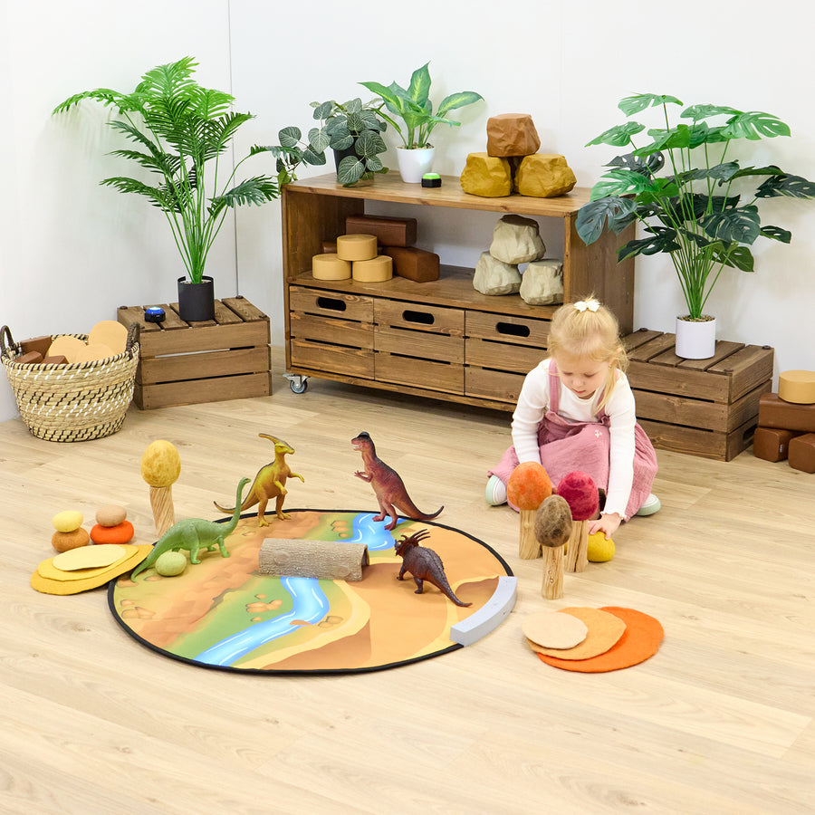 Interactieve Geluidsspeelmat Safari - 80 centimeter diameter