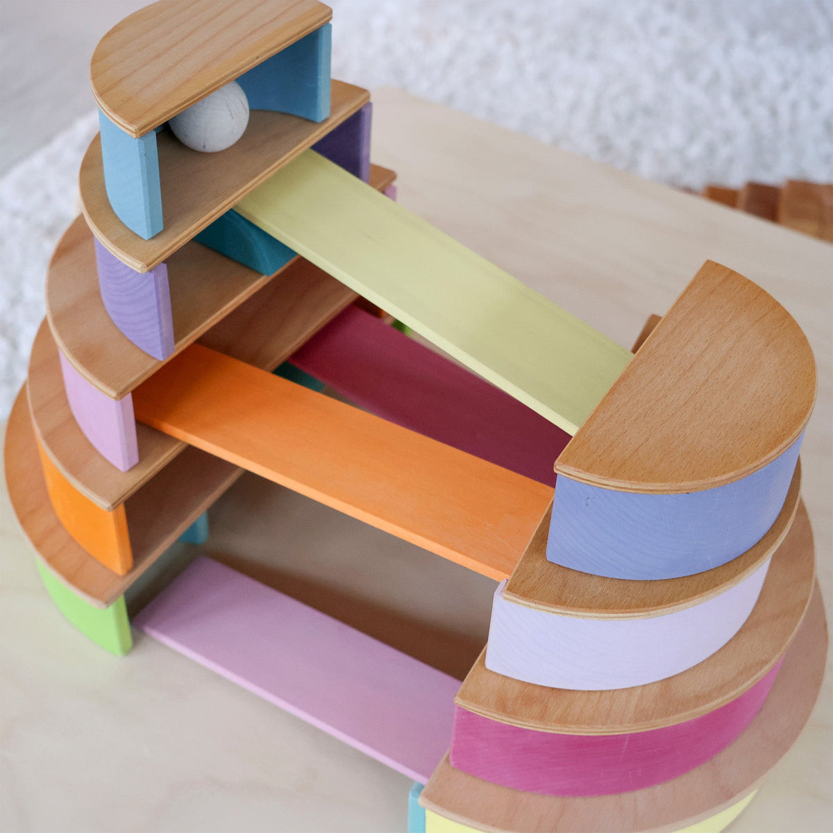 Grimm's - Bouwplanken Pastel – 11 delen