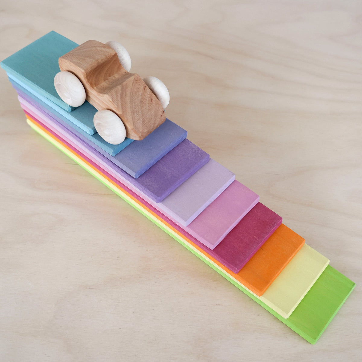 Grimm's - Bouwplanken Pastel – 11 delen