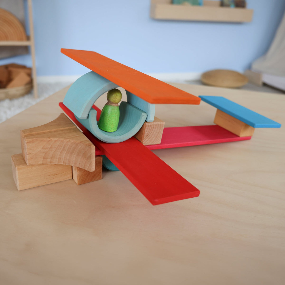 Grimm's - Regenboog Bouwplanken – 11 stuks