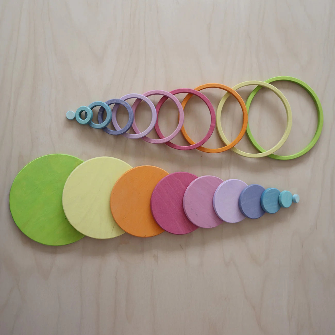 Grimm's Concentrische Pastel Cirkels en Ringen