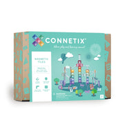 CONNETIX - Pastel Ball Run Pack knikkerbaan 106 stuks - magnetisch constructiespeelgoed