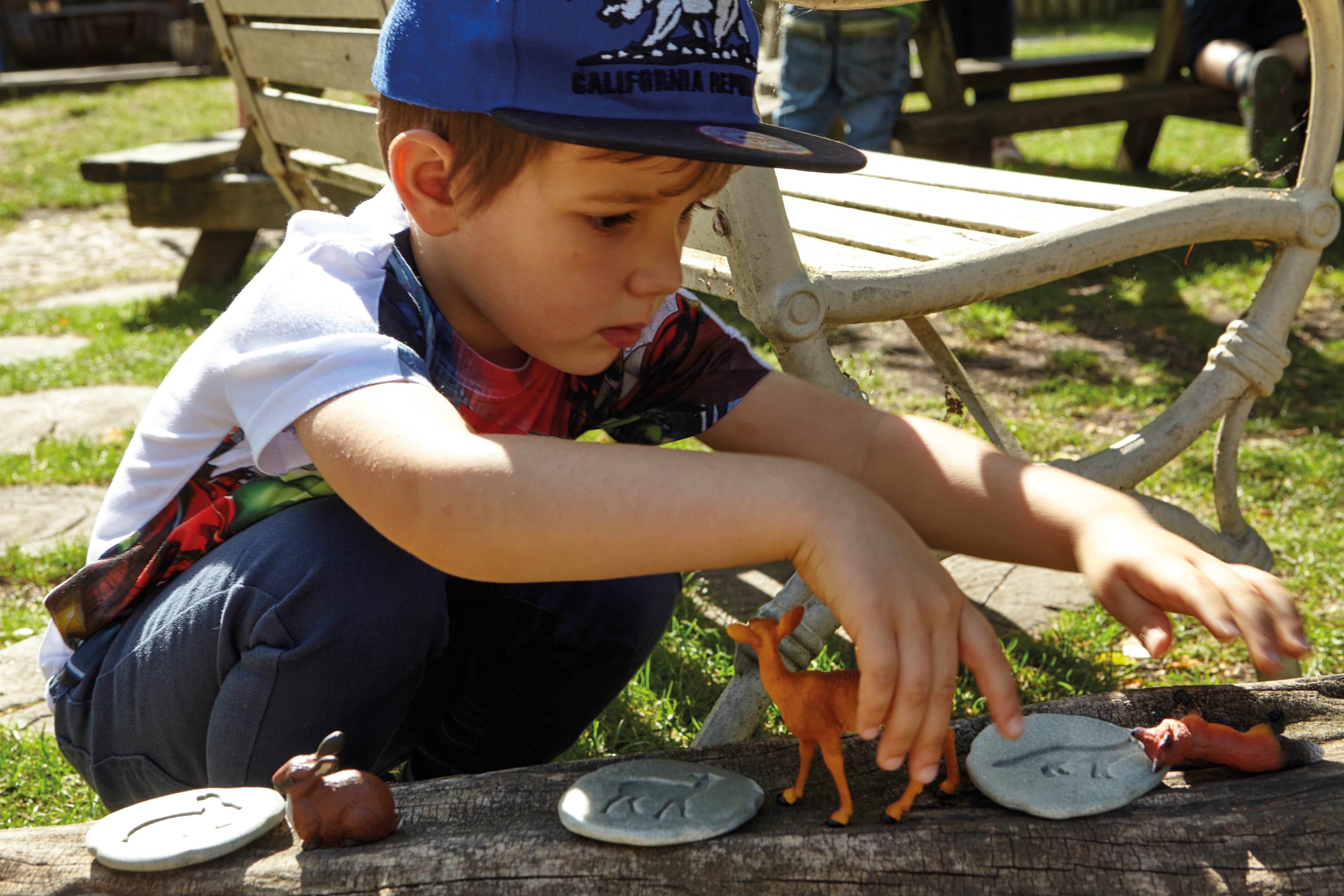 Yellow Door Stempel Stenen dubbelzijdig (8 stuks) - Bosdieren