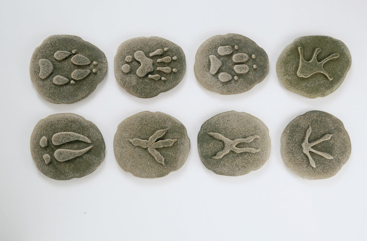 Yellow Door Stempel Stenen dubbelzijdig (8 stuks) - Bosdieren