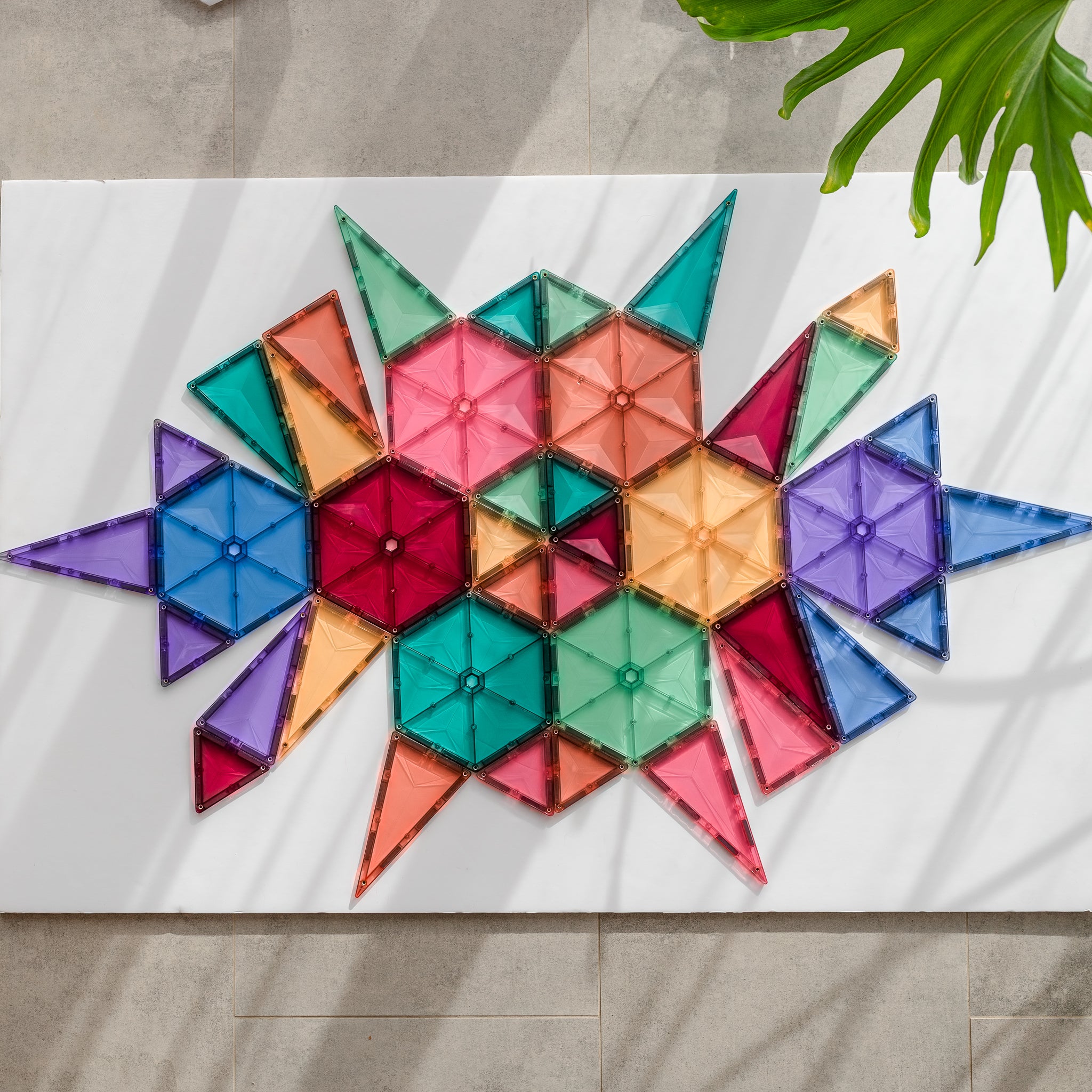 CONNETIX - 40delig Pastel Geometry Pack - magnetisch constructiespeelgoed