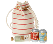 Maileg - Strandset (zonnebrand en 2 blikjes drinken)