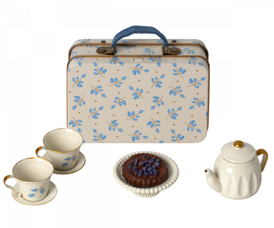 Maileg - Theekransje servies - blauw