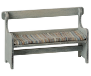 Maileg - Houten bankje voor muizen - Vintage off white