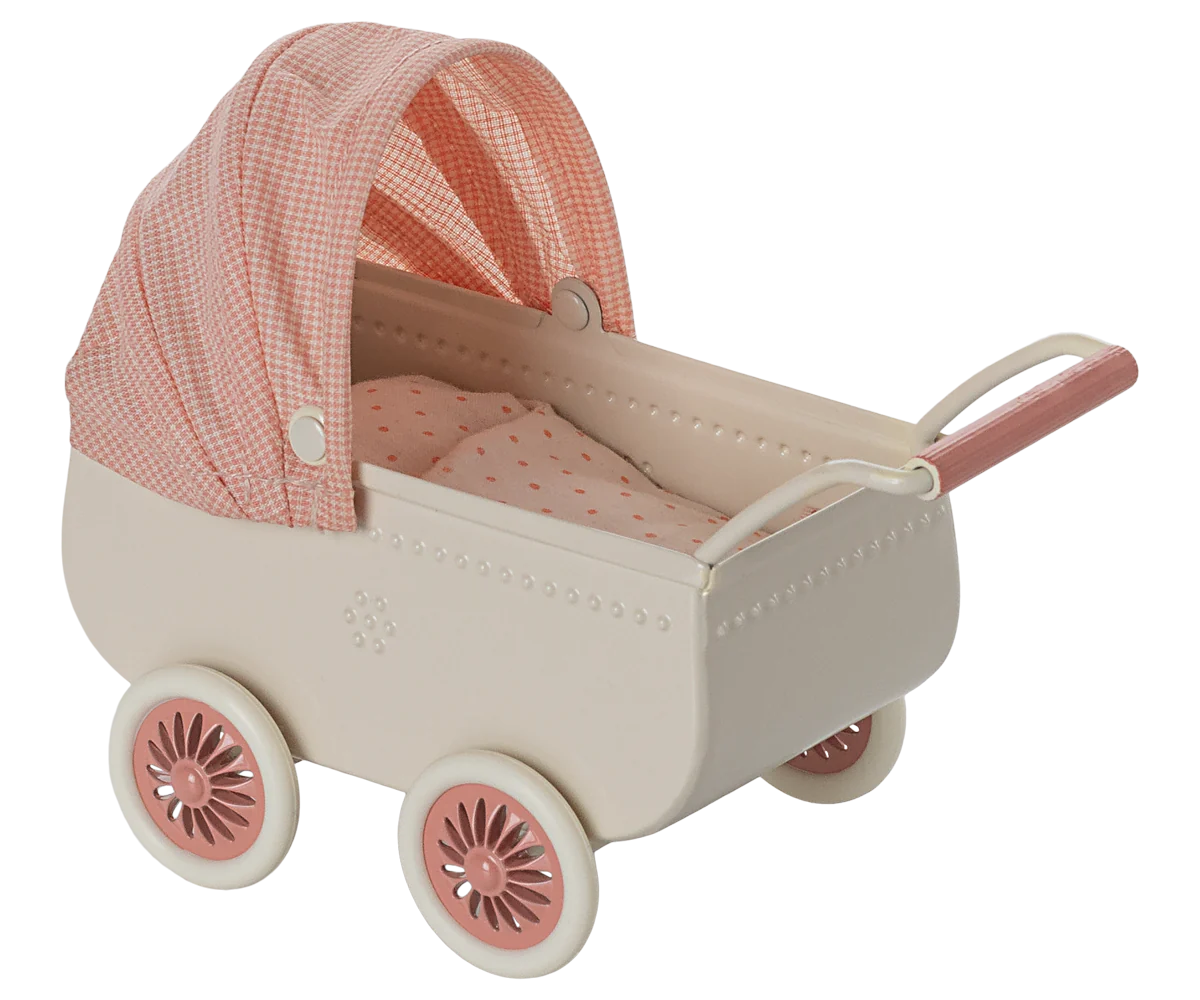 Maileg - Vintage Kinderwagen Roze