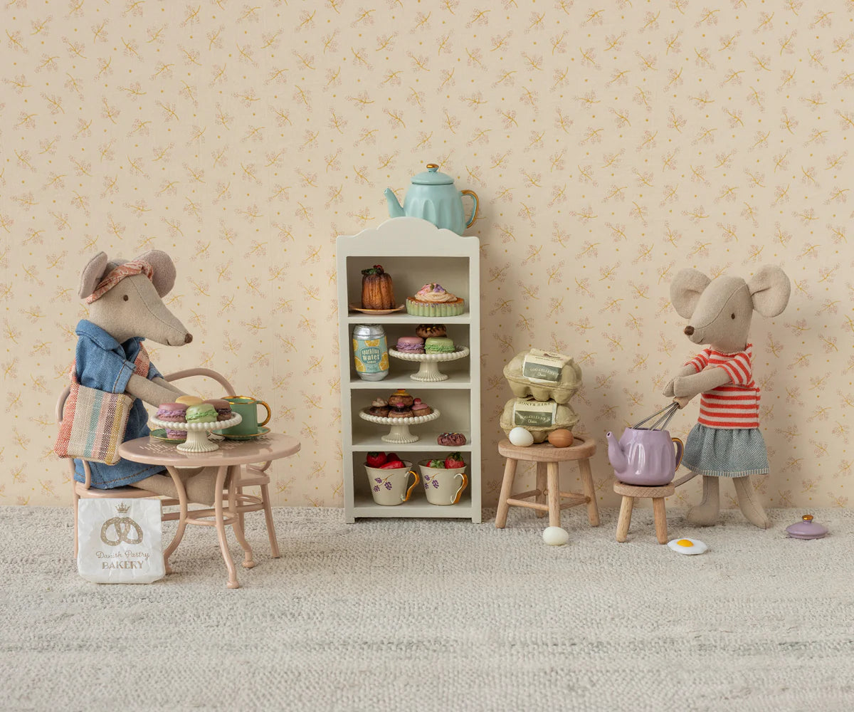 Maileg - Cafe Set Muis groot - Pale Pink