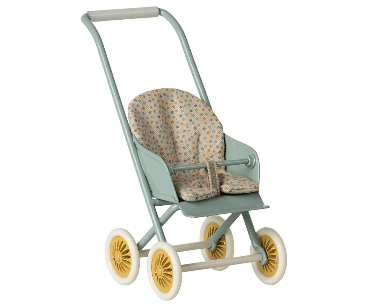 Maileg - Buggy of kinderwagen Micro Mint