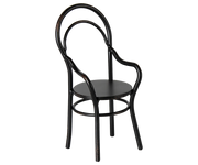 Maileg - Zwarte stoel met armleuningen