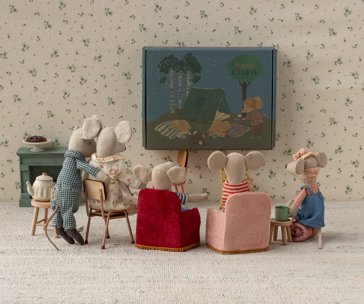 Maileg Stoel Muis Rose