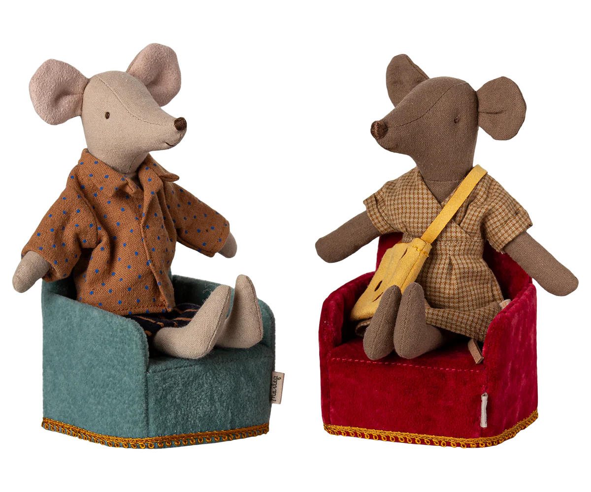 Maileg Stoel Muis Mint