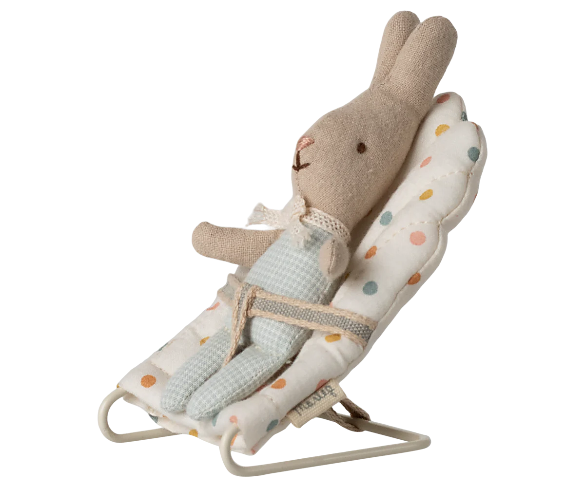 Maileg Wipstoeltje Multi Dots - babysitter - 7,5 cm