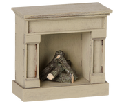 Maileg - Openhaard Muis - Off White