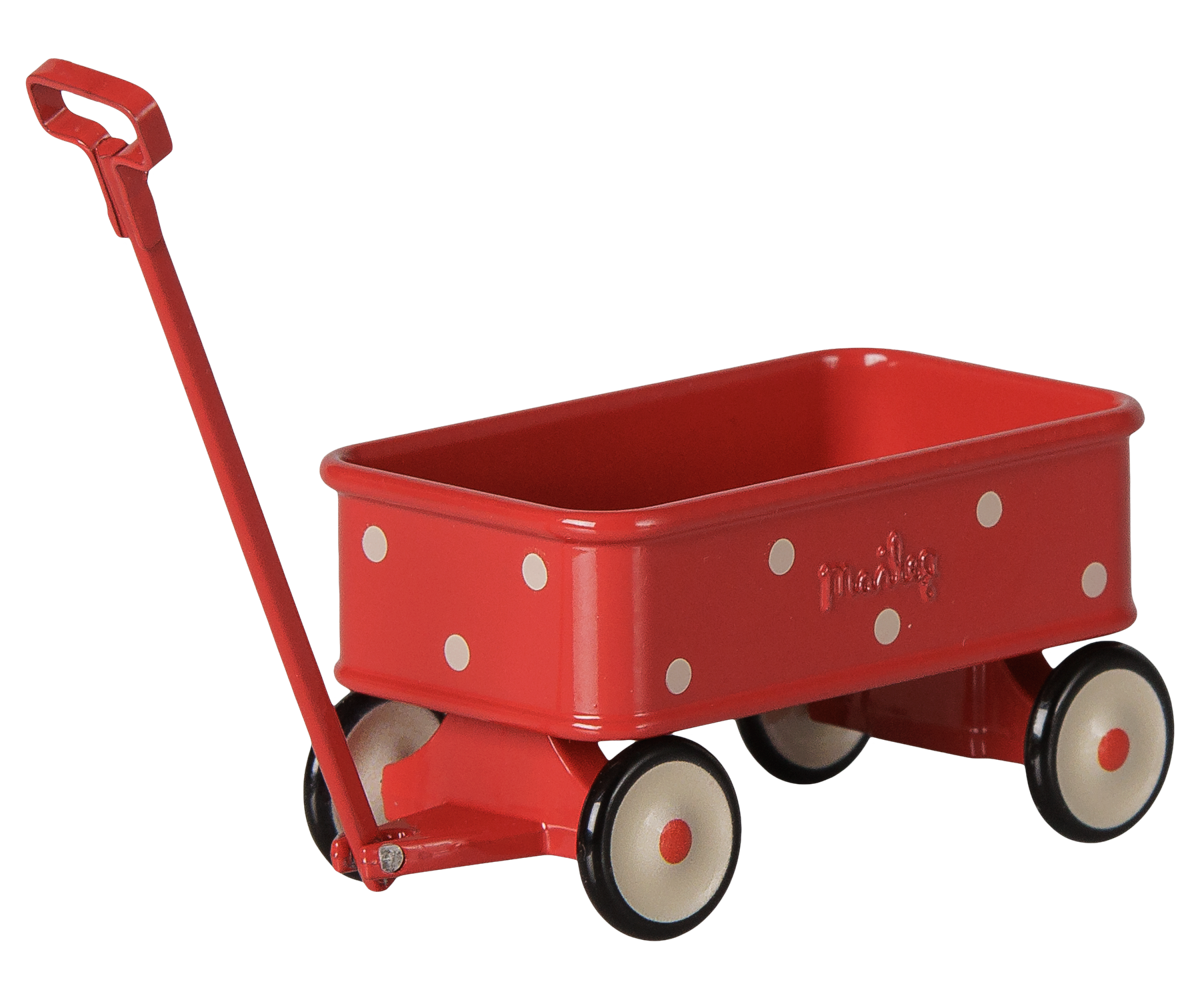 Maileg - Wagentje Muis - Rood