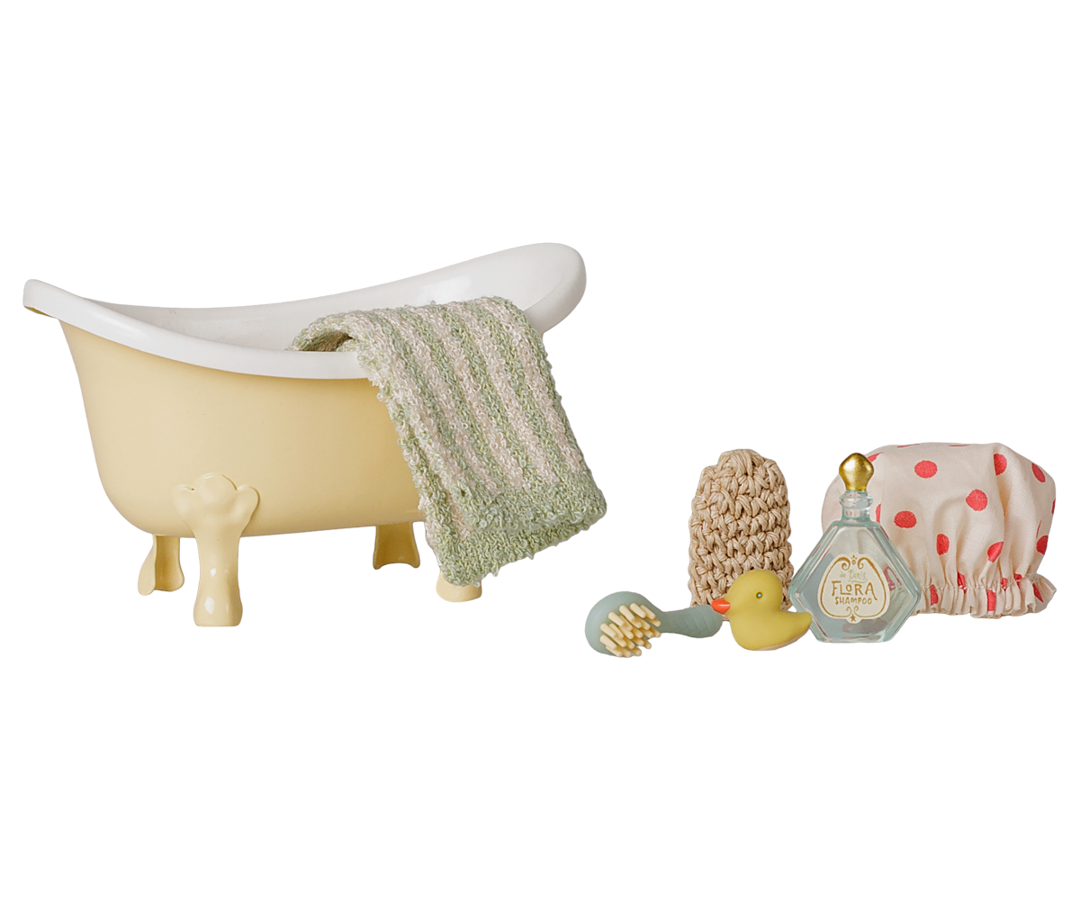 Maileg - Badkamerset Muis - Geel
