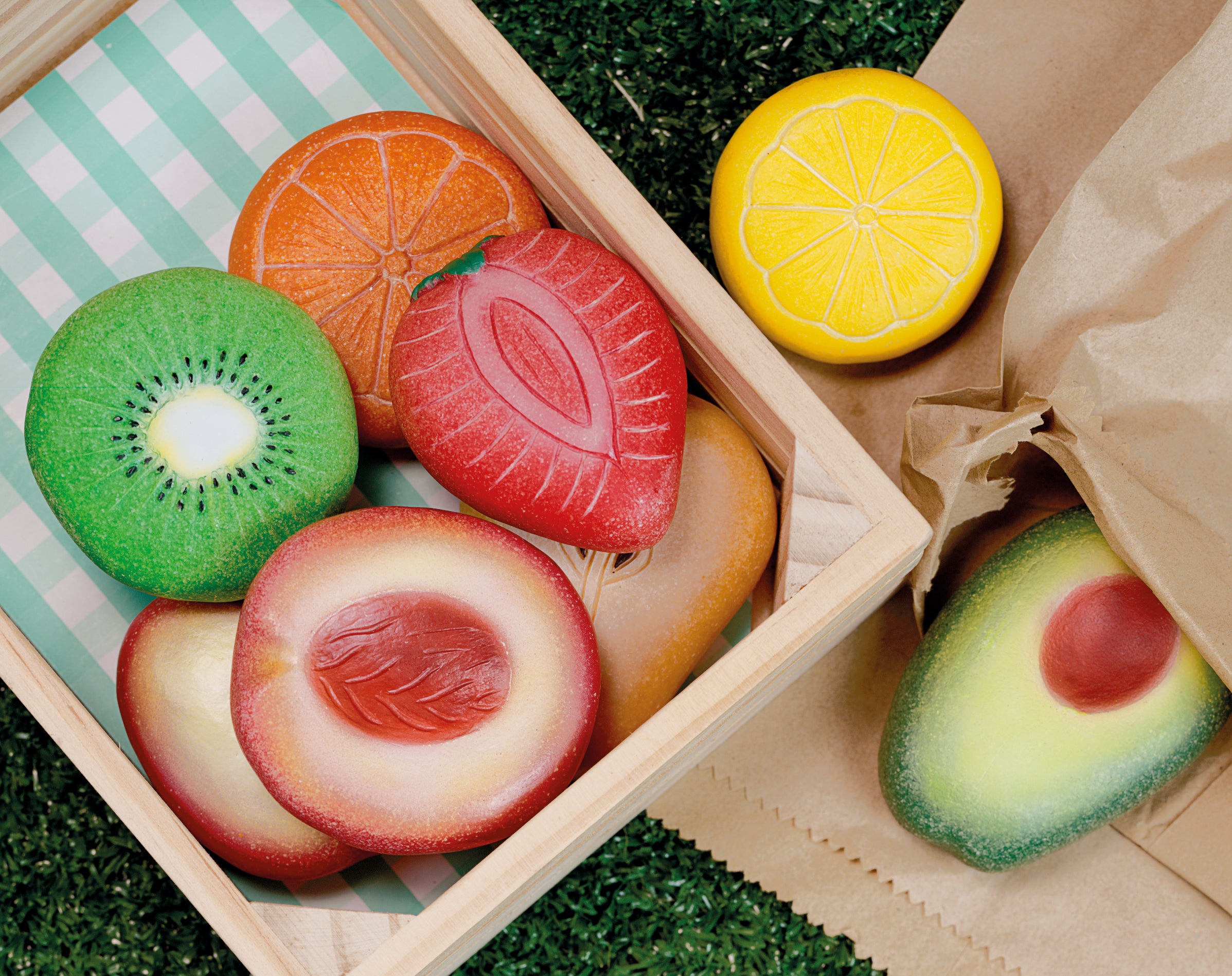 Yellow Door - Sensory Fruit (steen) 8 stuks