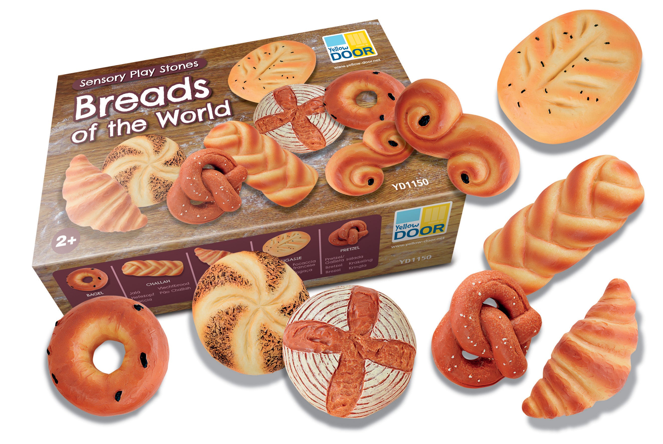 Yellow Door - Sensory Broodjes (steen) 8 stuks