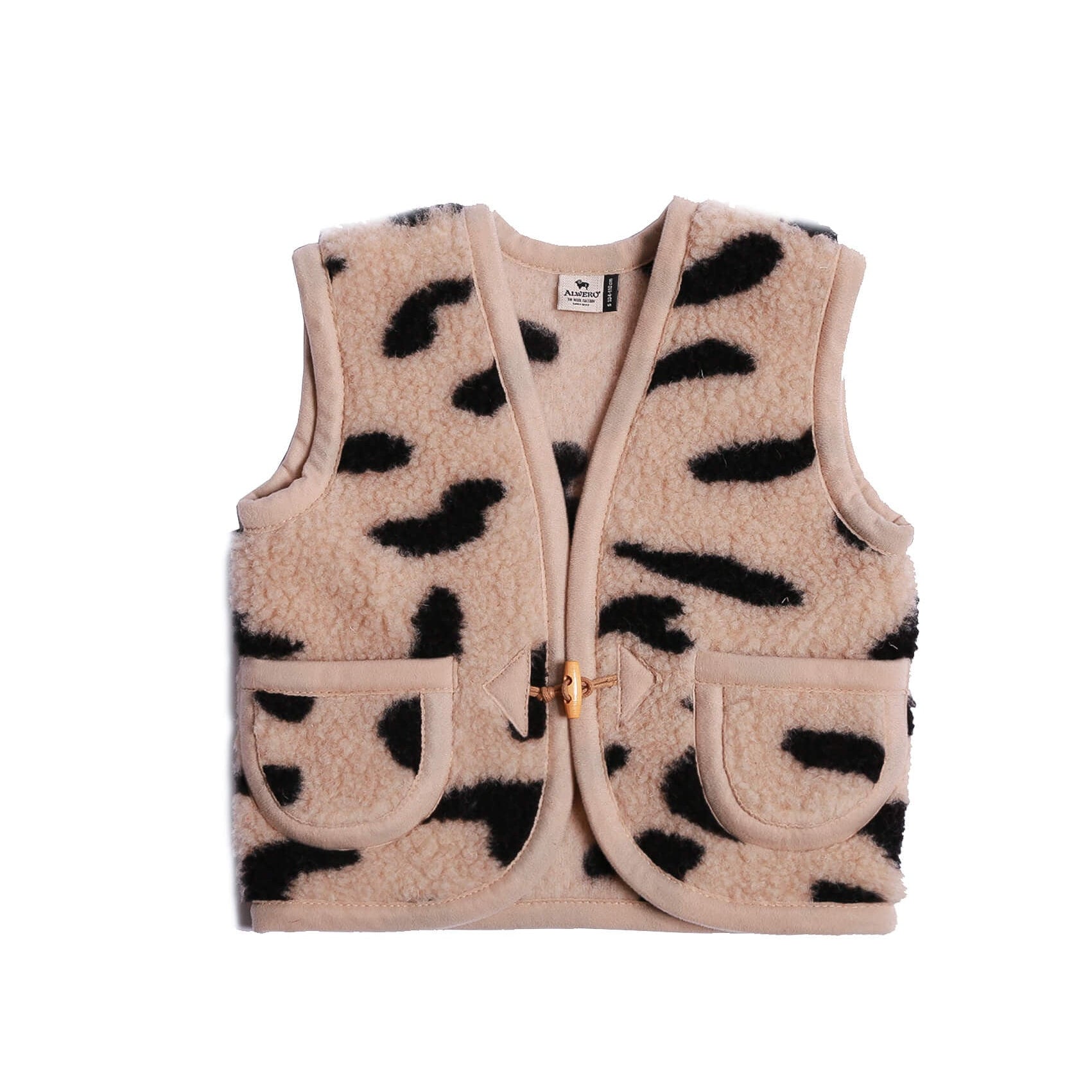 Alwero Jr - Vest of bodywarmer Alpen Gepard - 100% wol