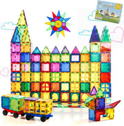 Gladi Tiles - 100 stuks - Magnetic Tiles - Magnetisch Speelgoed