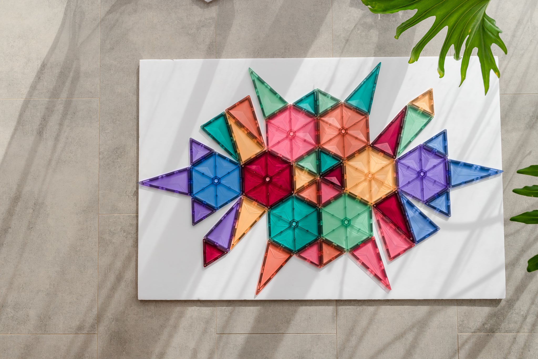 CONNETIX - 40delig Pastel Geometry Pack - magnetisch constructiespeelgoed