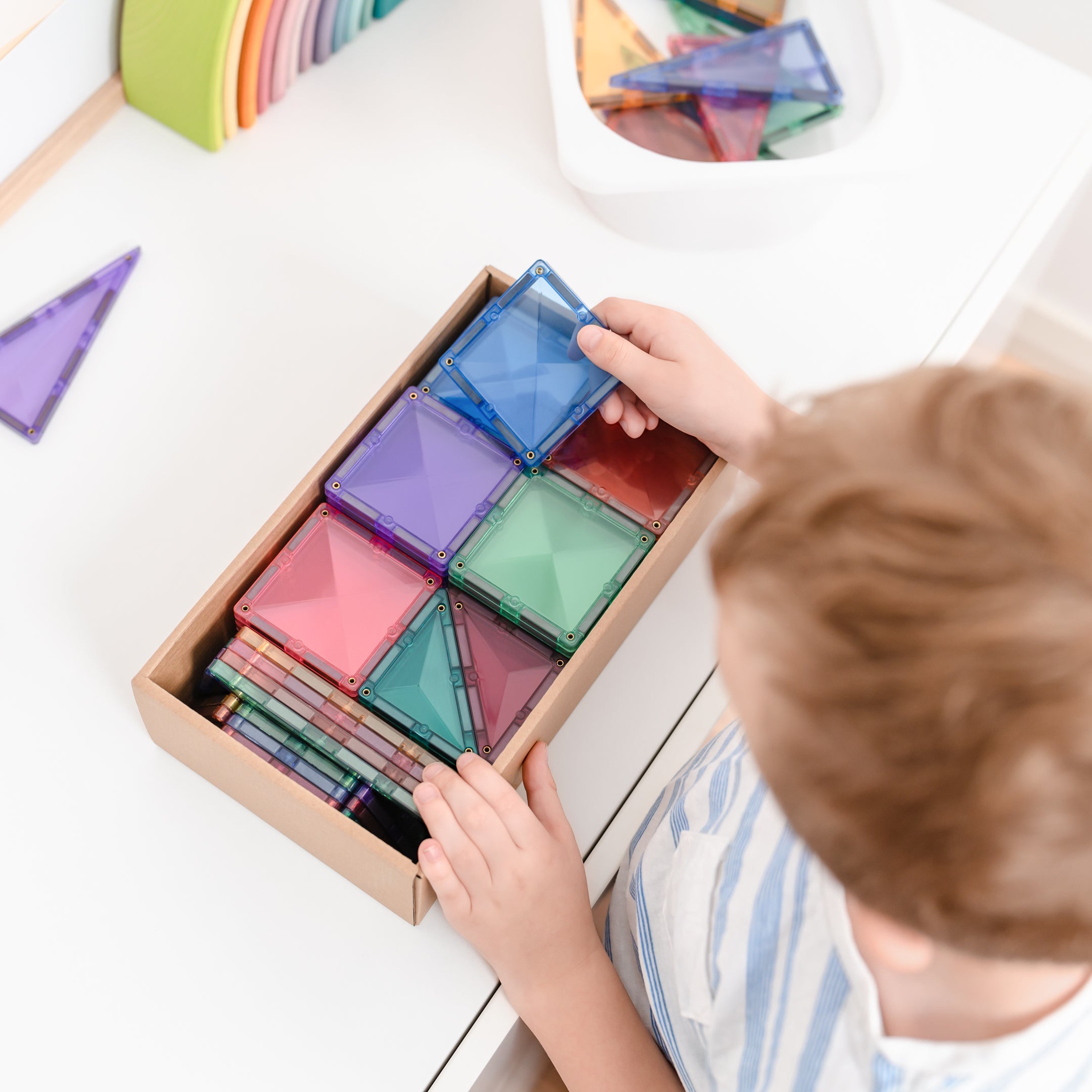 CONNETIX - Pastel Starter Pack 64 stuks - magnetisch constructiespeelgoed