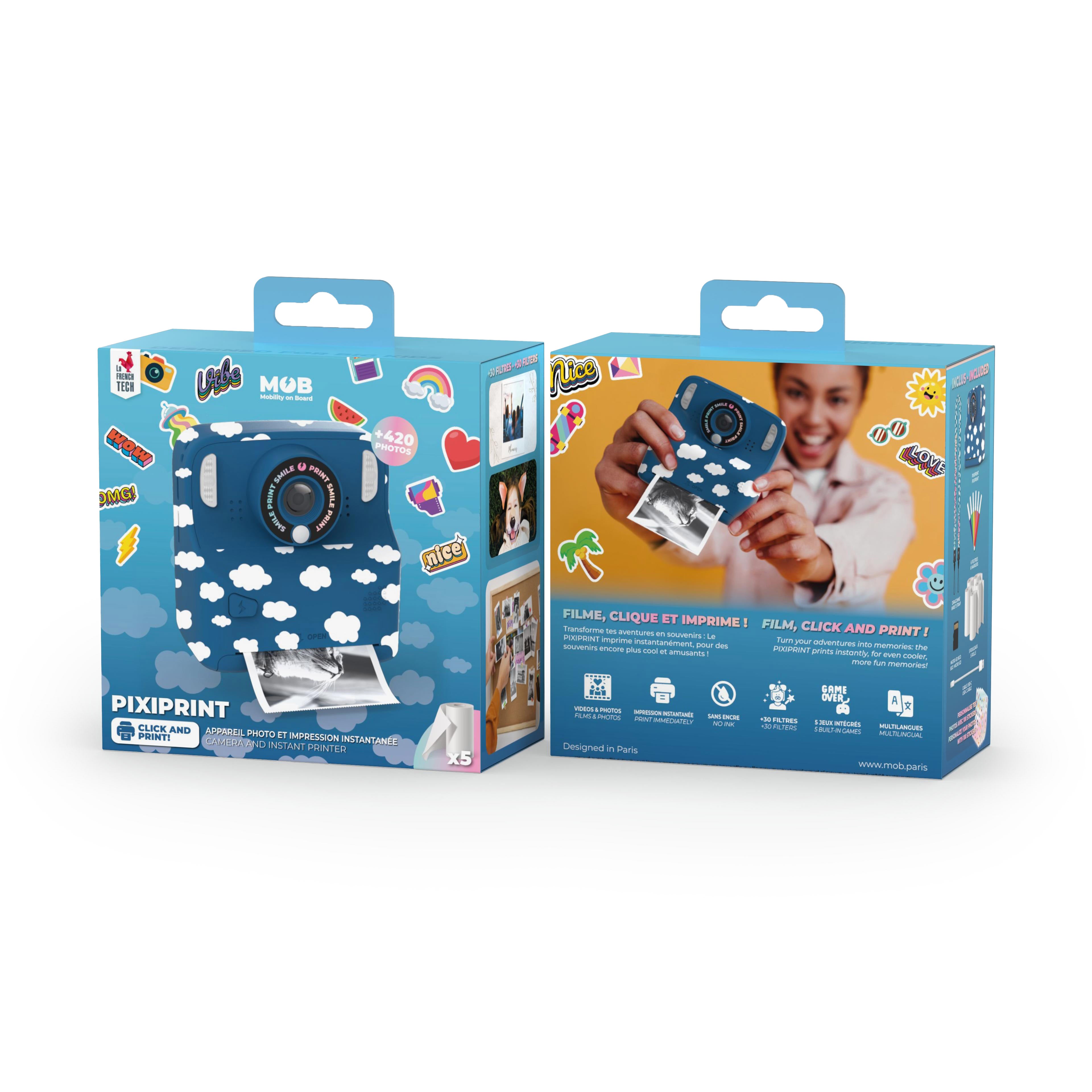 MOB - PixiPrint instant print camera - Cloud