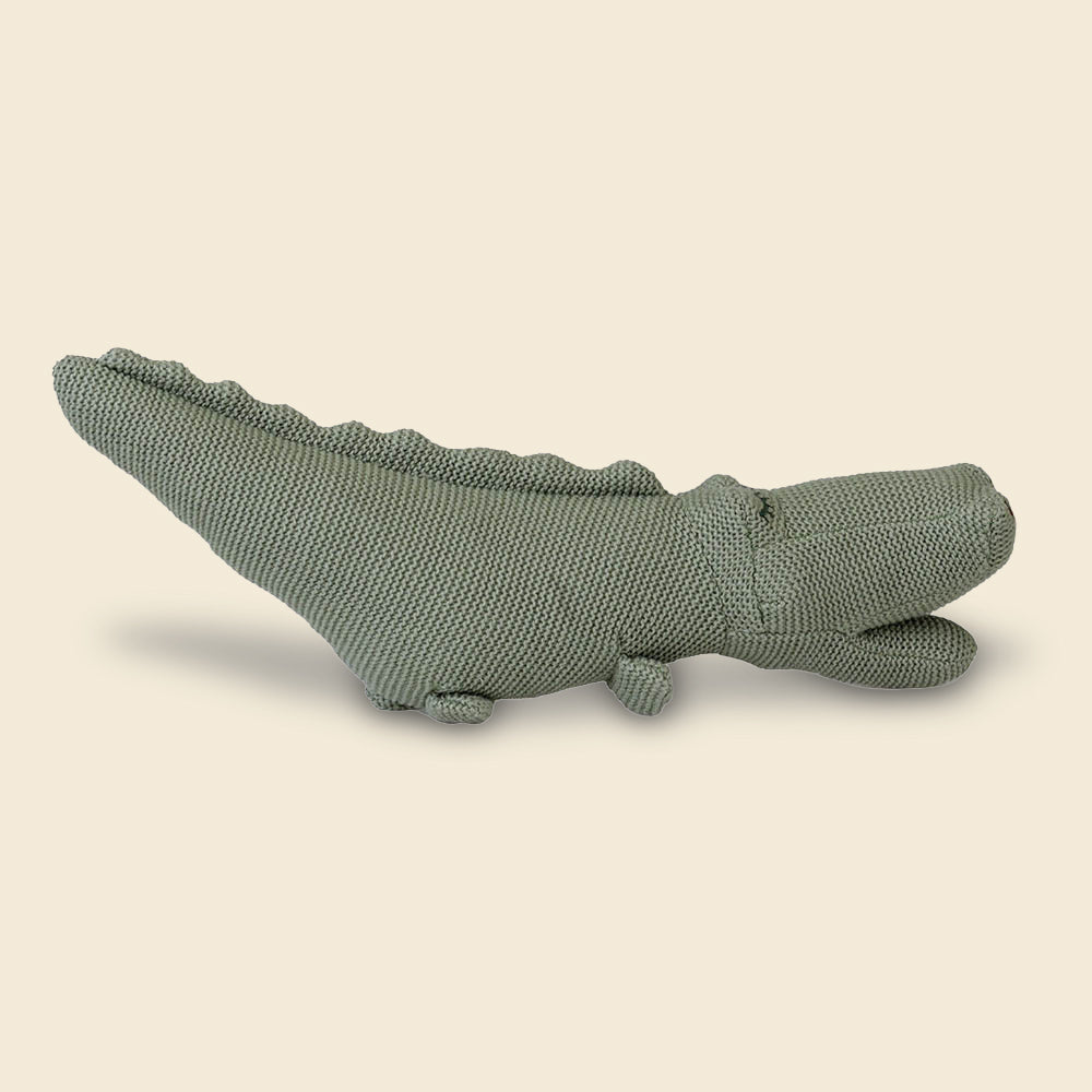 Egmont Toys - Croc de krokodil knuffel met rammelaar