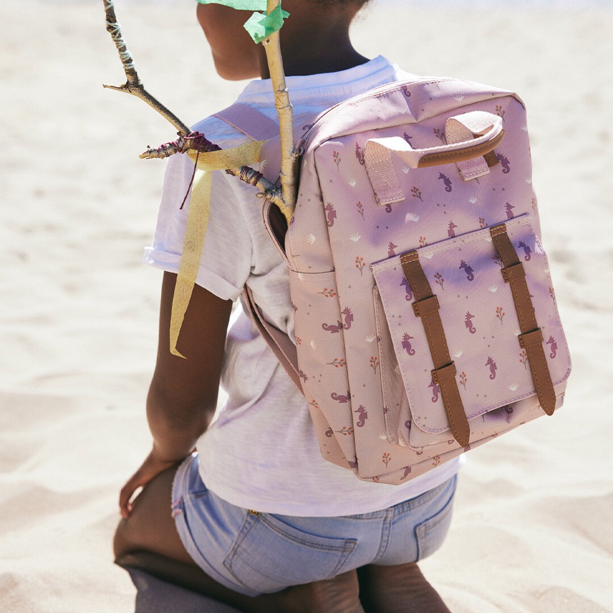 FRESK Rugzak - Rabbit Seahorse - voor 2-6 jaar